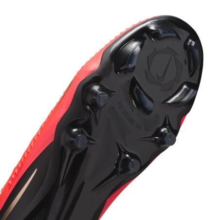 Nike Phantom 6 montante Pro FG rouge noir