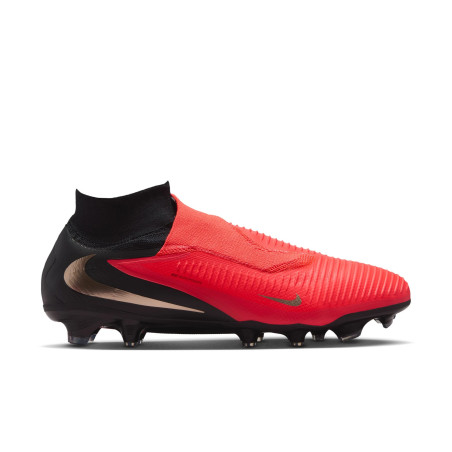 Nike Phantom 6 montante Pro FG rouge noir