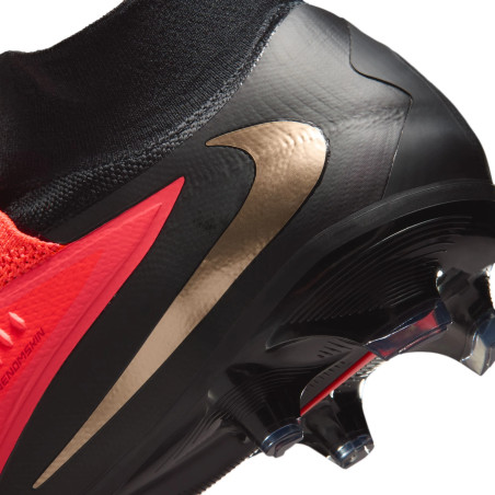Nike Phantom 6 montante Pro FG rouge noir