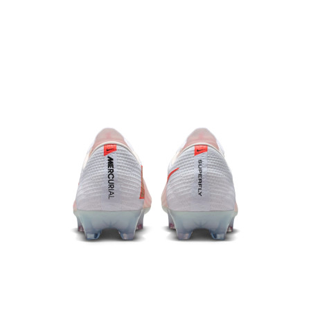 Nike Air Zoom Mercurial Superfly11 Elite FG blanc orange