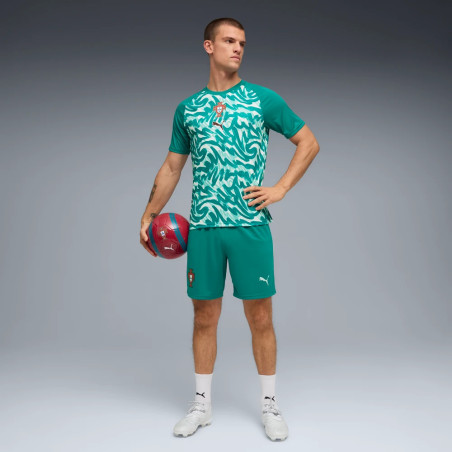 Maillot avant match Portugal vert