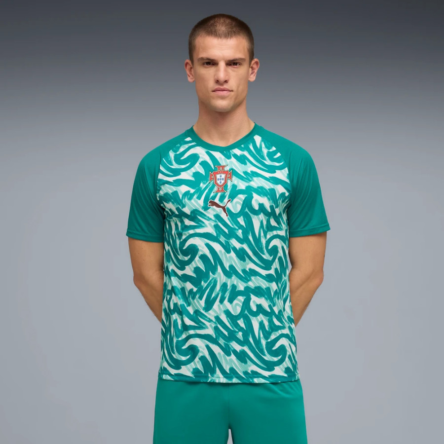 Maillot avant match Portugal vert