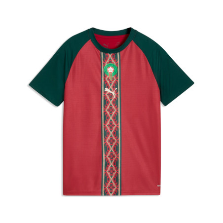 Maillot avant match Junior Maroc rouge vert