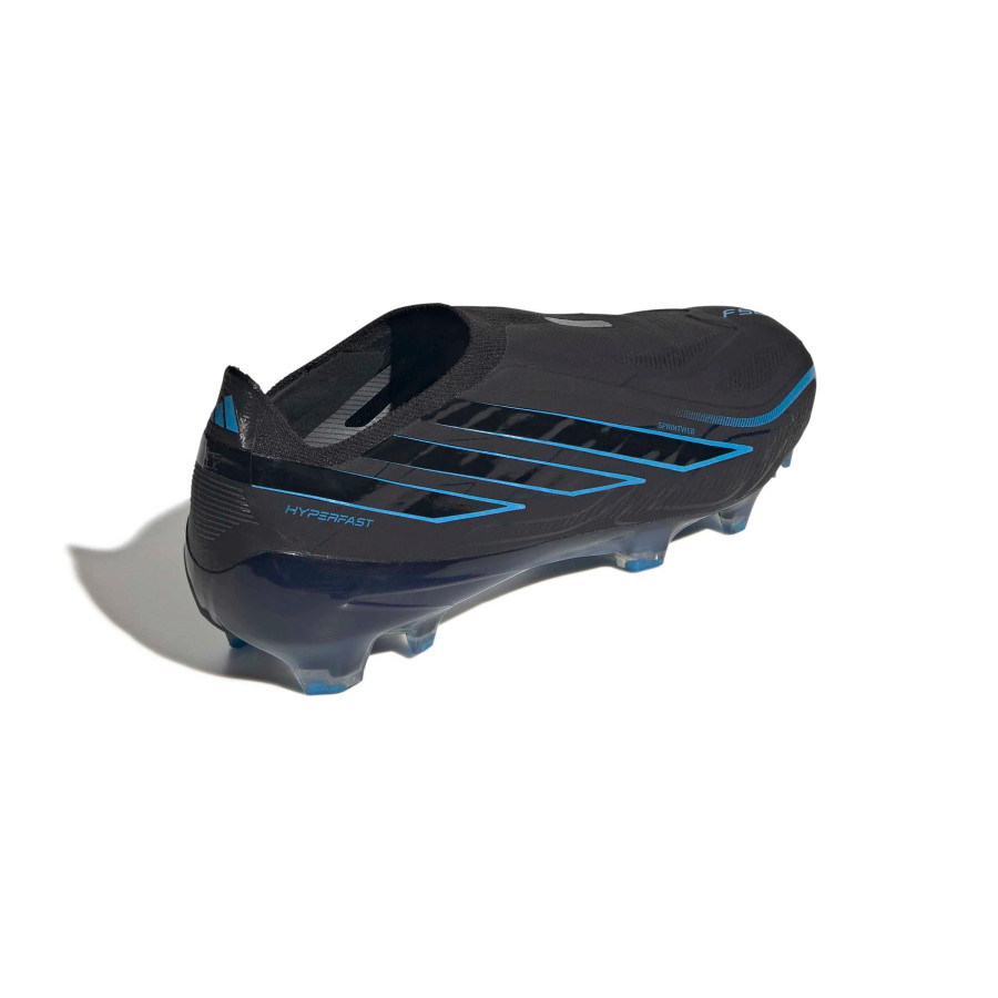 adidas F50 Hyperfast LaceLess Elite FG noir bleu