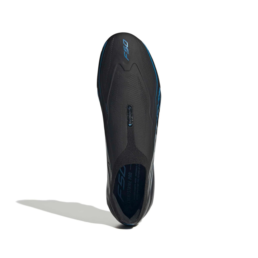 adidas F50 Hyperfast LaceLess Elite FG noir bleu
