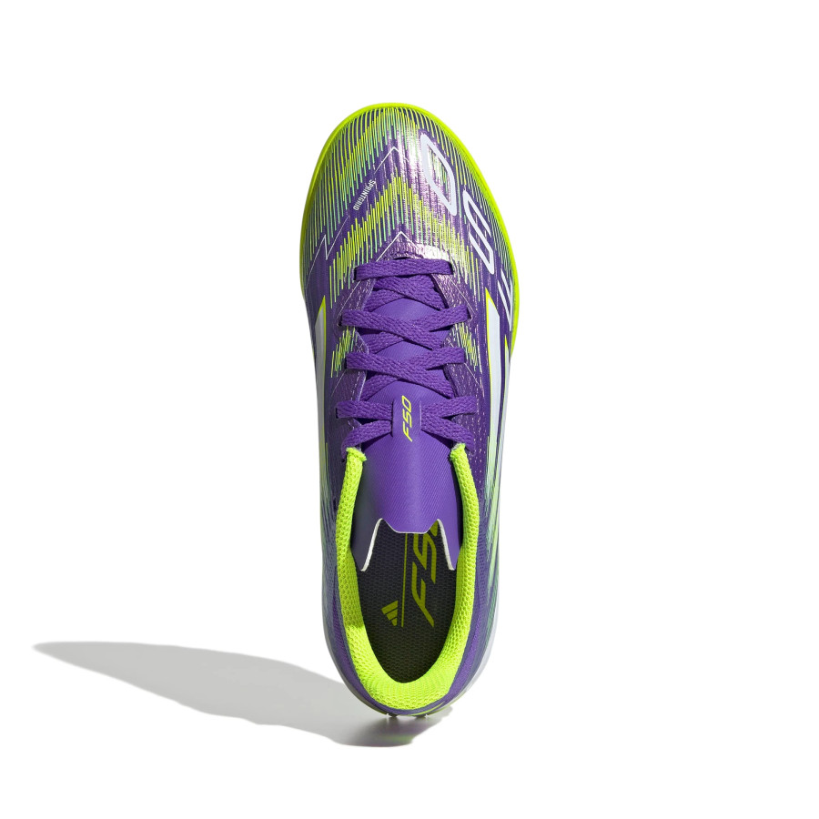 adidas F50 League junior Turf violet jaune