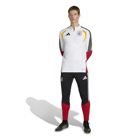 Sweat zippé Allemagne blanc rouge