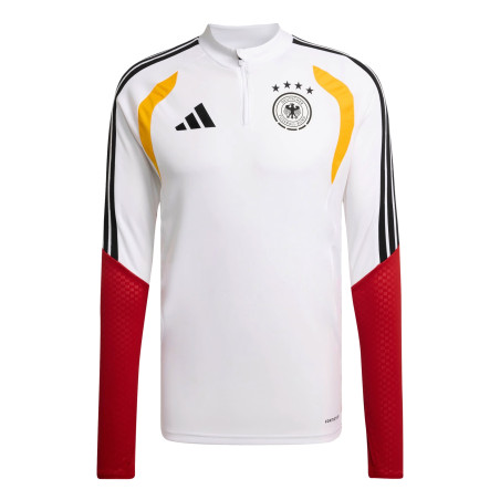Sweat zippé Allemagne blanc rouge