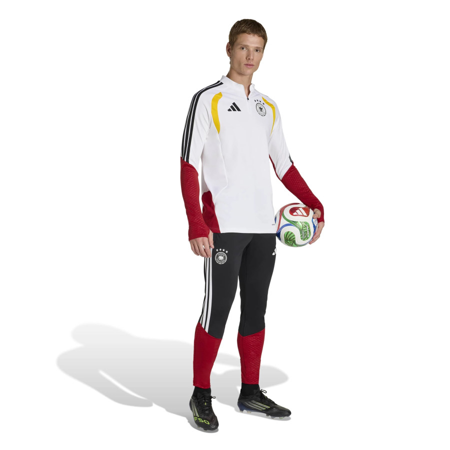 Sweat zippé Allemagne blanc rouge