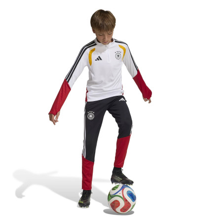 Sweat zippé junior Allemagne blanc rouge