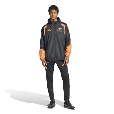 Veste imperméable Arsenal noir orange
