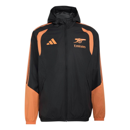Veste imperméable Arsenal noir orange