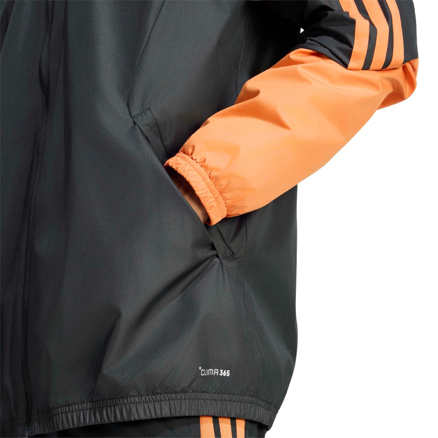 Veste imperméable Arsenal noir orange