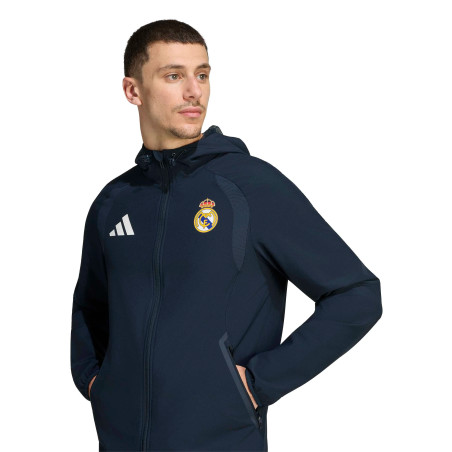 Coupe vent Real Madrid bleu