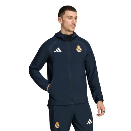 Coupe vent Real Madrid bleu