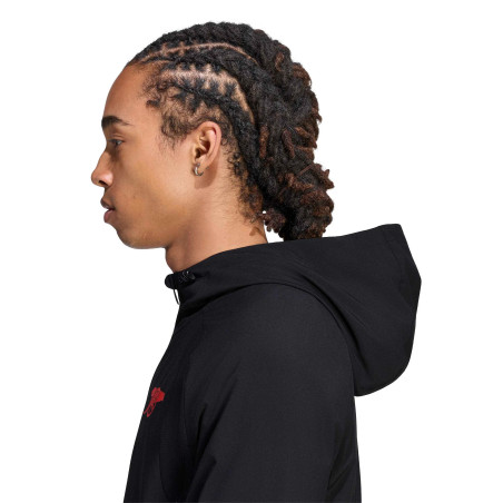 Coupe vent Arsenal noir rouge