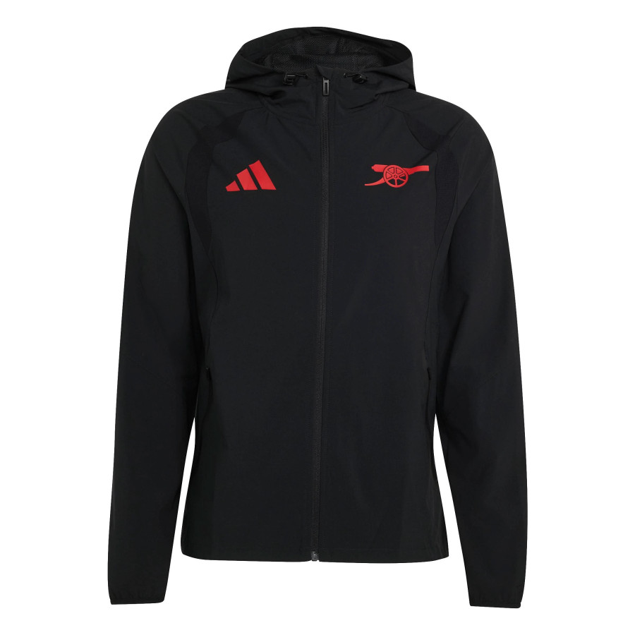 Coupe vent Arsenal noir rouge