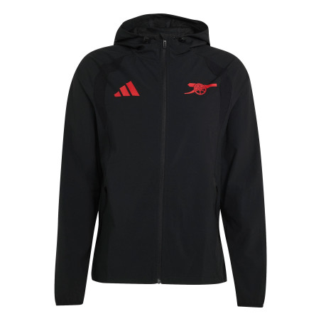 Coupe vent Arsenal noir rouge