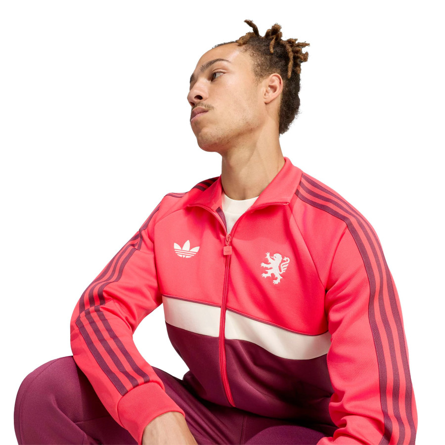 Veste survêtement OL Travel rouge