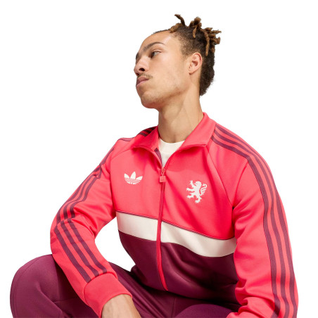 Veste survêtement OL Travel rouge