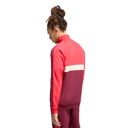 Veste survêtement OL Travel rouge