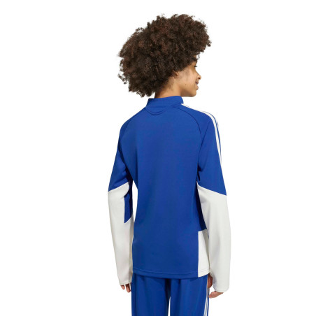 Sweat zippé junior Juventus bleu blanc