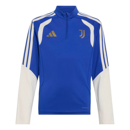 Sweat zippé junior Juventus bleu blanc