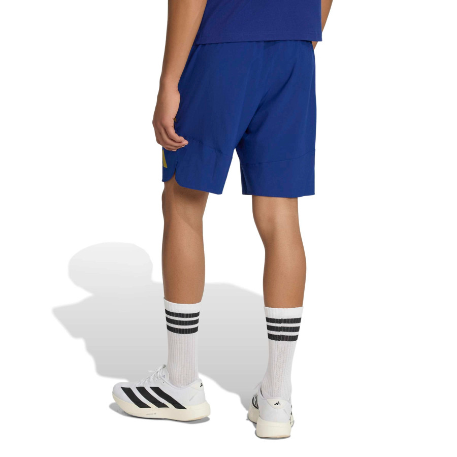Short Italie Travel bleu or