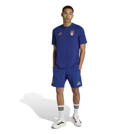 Short Italie Travel bleu or