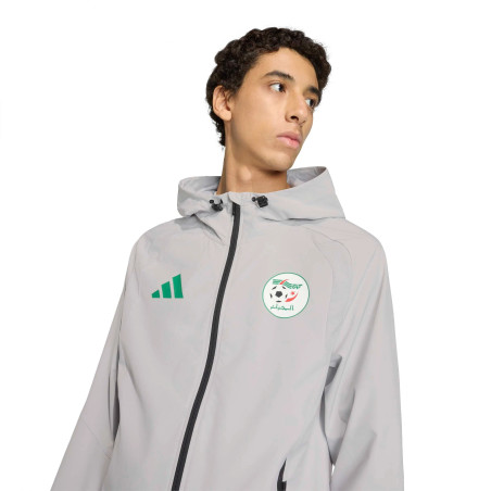 Veste survêtement Algérie FZ gris