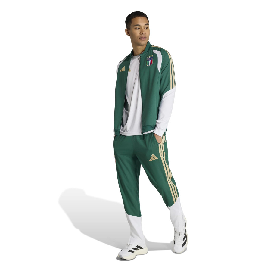 Pantalon survêtement Italie woven vert blanc