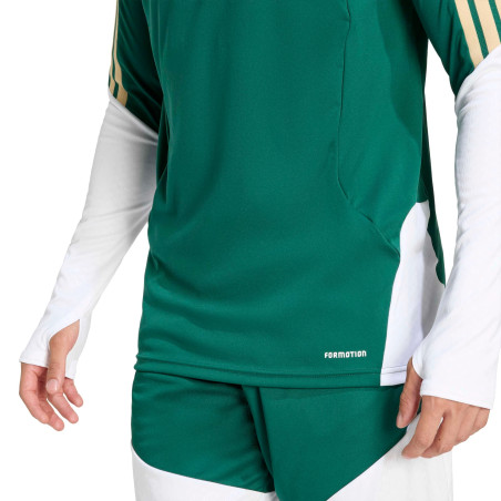 Sweat zippé Italie vert blanc