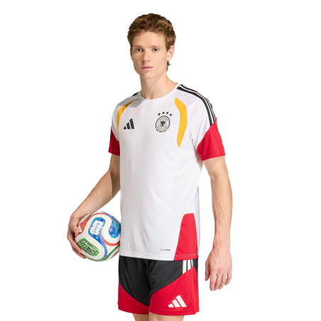 Maillot entraînement Allemagne blanc rouge