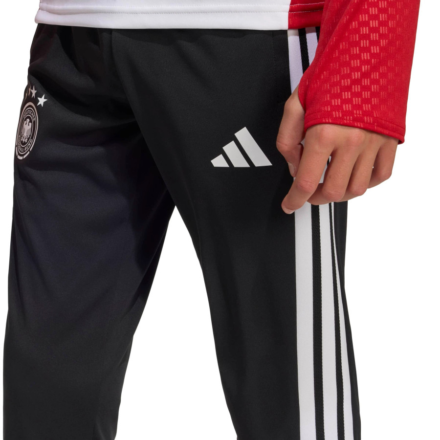 Pantalon survêtement junior Allemagne noir rouge