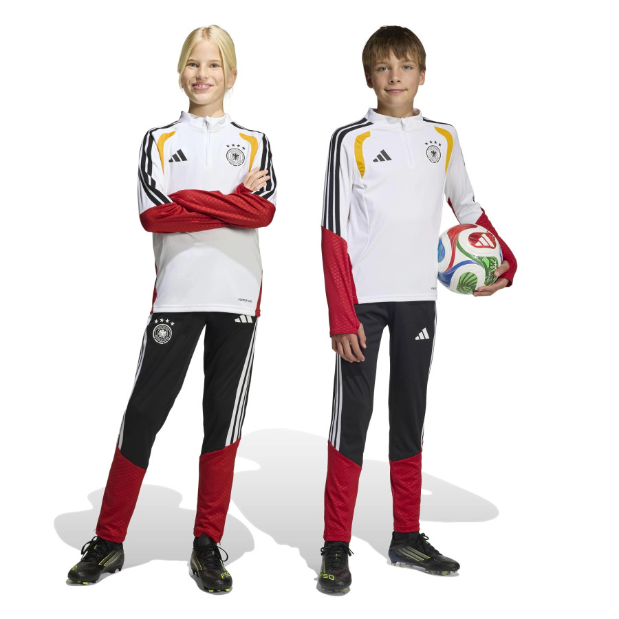 Pantalon survêtement junior Allemagne noir rouge