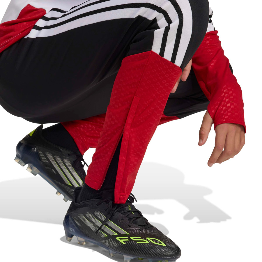 Pantalon survêtement junior Allemagne noir rouge