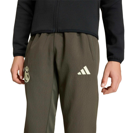 Pantalon survêtement junior Real madrid woven vert