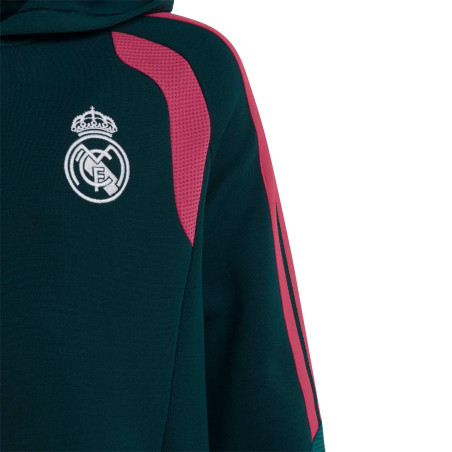 Sweat à capuche junior Real Madrid noir