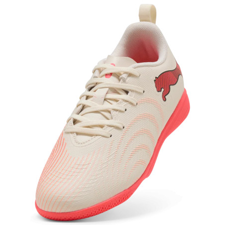 Puma Future 9 junior Play Indoor beige rouge