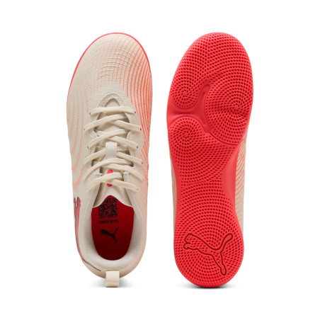 Puma Future 9 junior Play Indoor beige rouge