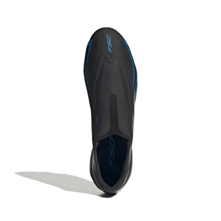 adidas F50 Hyperfast LaceLess league FG noir bleu