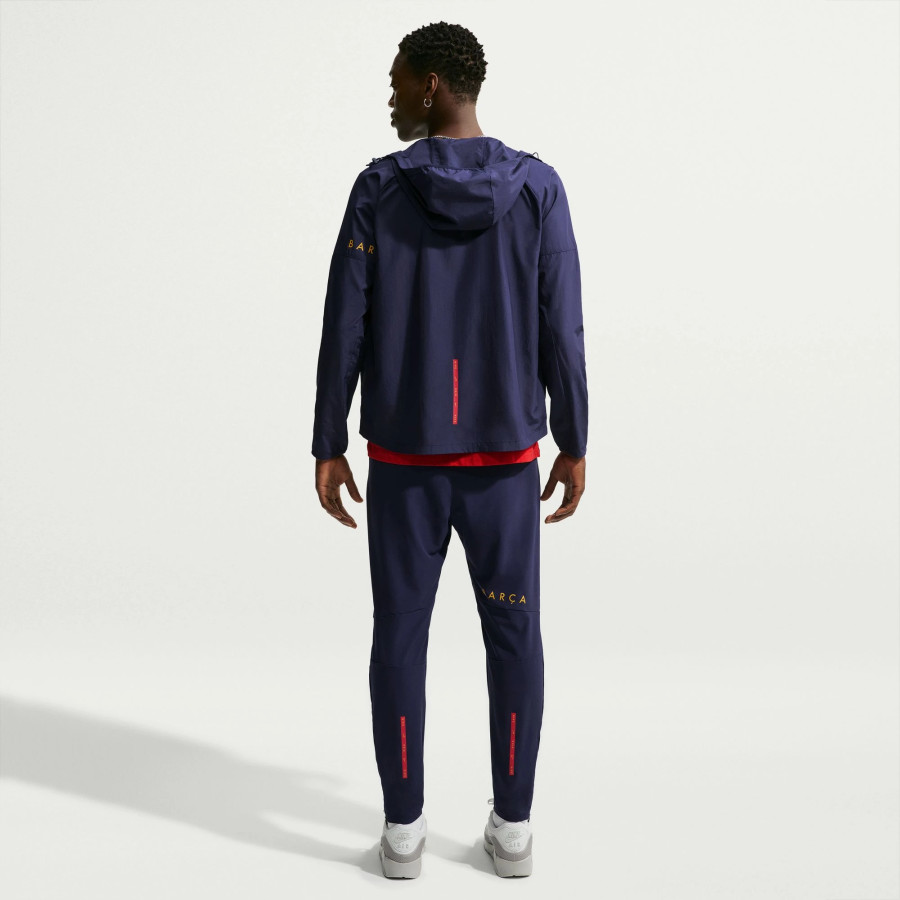 Veste survêtement FC Barcelone running bleu