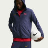 Veste survêtement FC Barcelone running bleu
