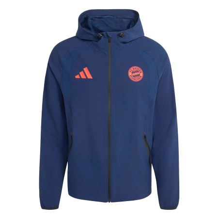 Veste survêtement Bayern Munich Travel Tech bleu orange
