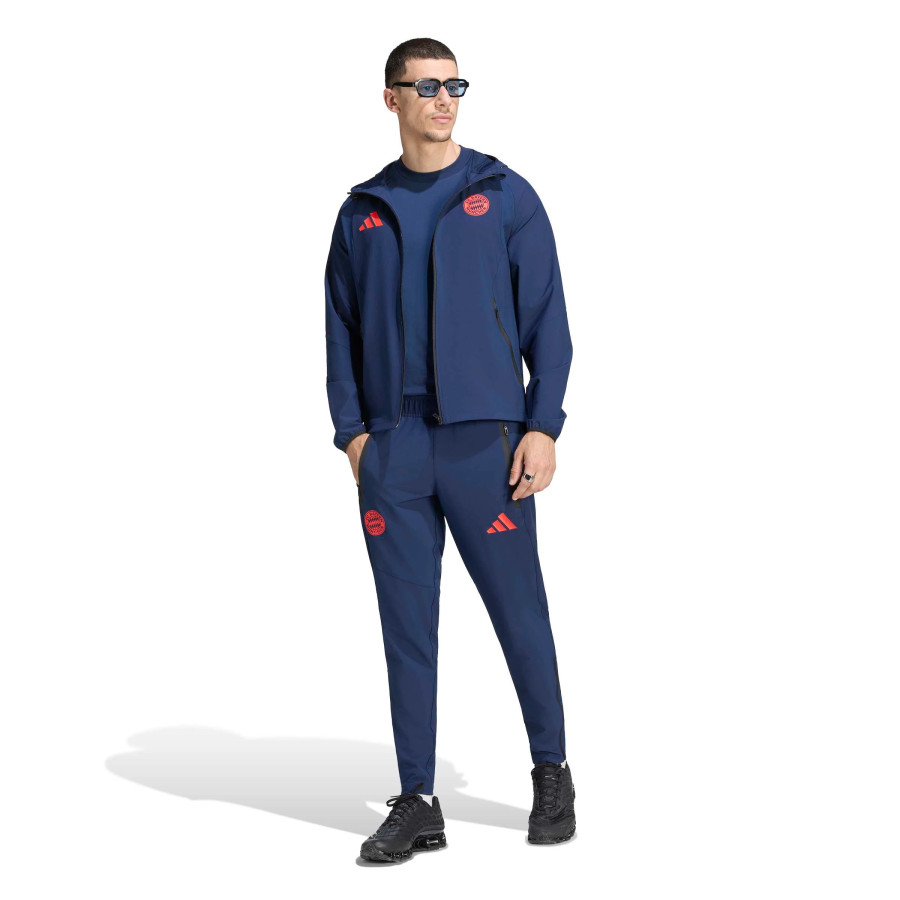 Veste survêtement Bayern Munich Travel Tech bleu orange