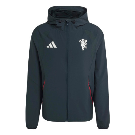 Veste survêtement Manchester United Tiro Travel noir