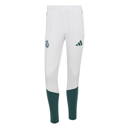 Pantalon survêtement Real Madrid blanc vert