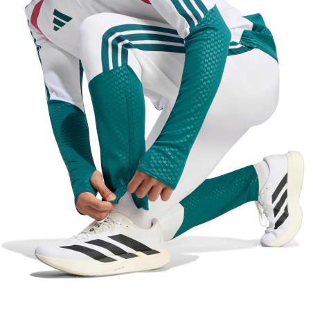 Pantalon survêtement Real Madrid blanc vert