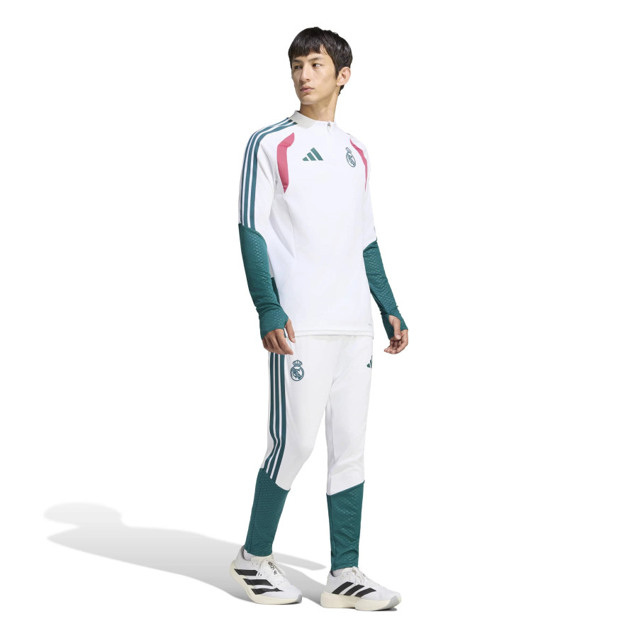 Pantalon survêtement Real Madrid blanc vert