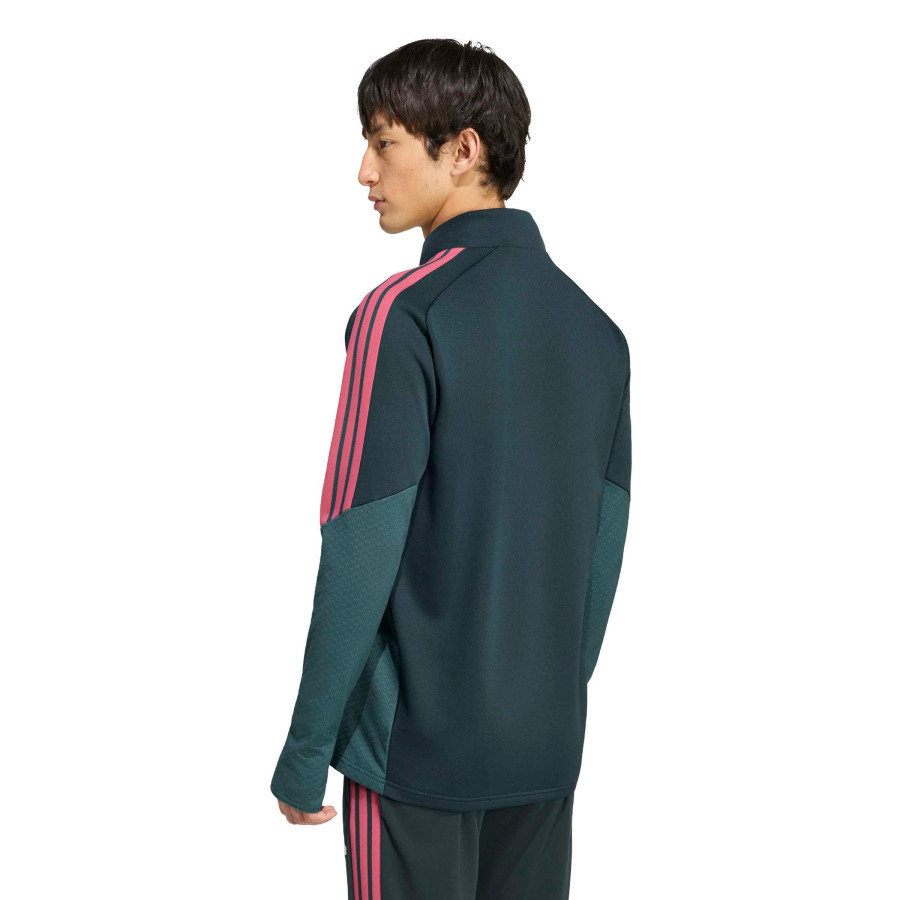 Sweat zippé Real Madrid Winter vert rose